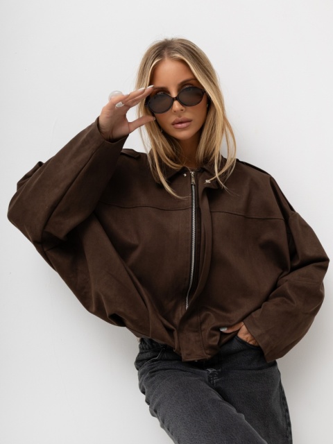 Kurtka bomber VELVET brown