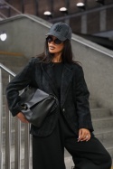 Marynarka TWEED SLAY | brąz, czarny