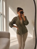 zamszowa kurtka SOHO khaki